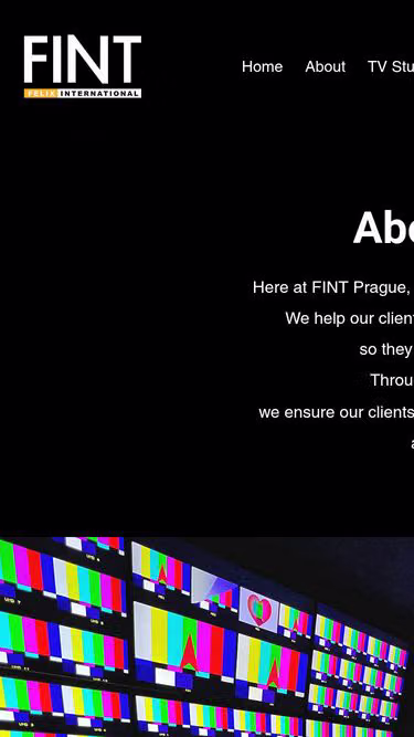 Screenshot of fint.cz