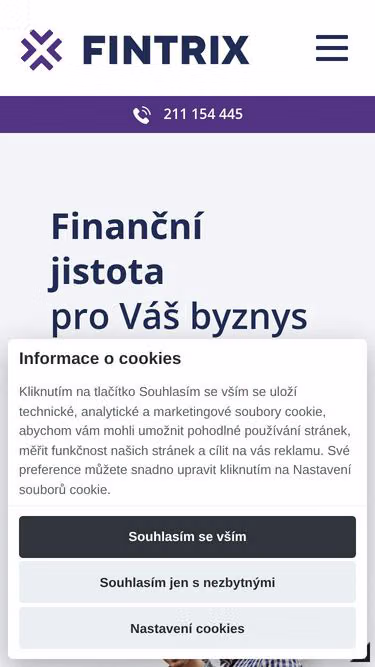 Screenshot of fintrix.cz