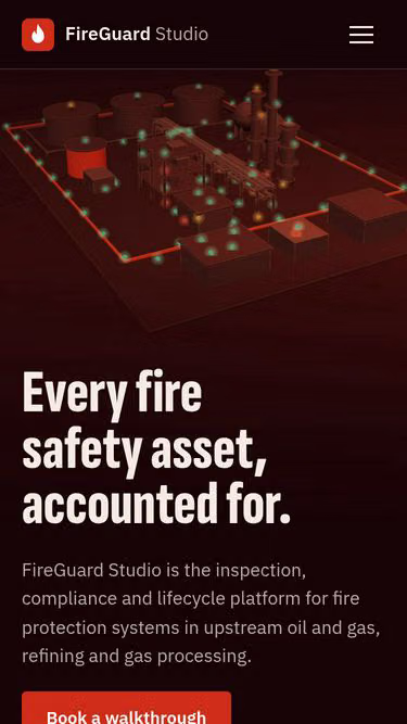 Screenshot of fireguard.studio