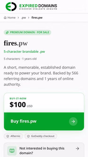 Screenshot of fires.pw