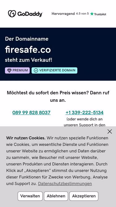 Screenshot of firesafe.co
