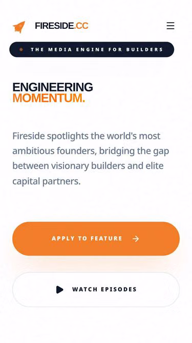 Screenshot of fireside.cc