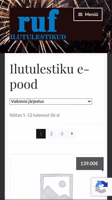 Screenshot of fireworks.ee