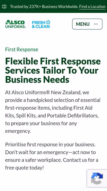 Screenshot of firstaid.co.nz