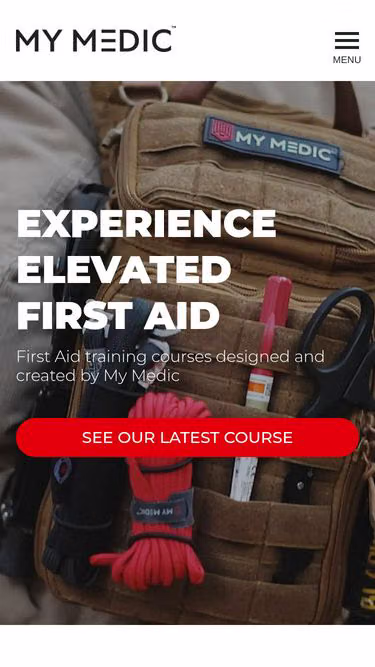 Screenshot of firstaid.university