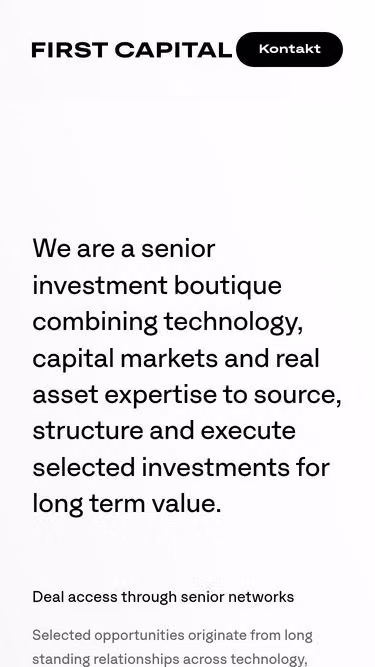 Screenshot of firstcapital.de