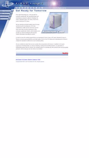 Screenshot of firstlight.com.tw