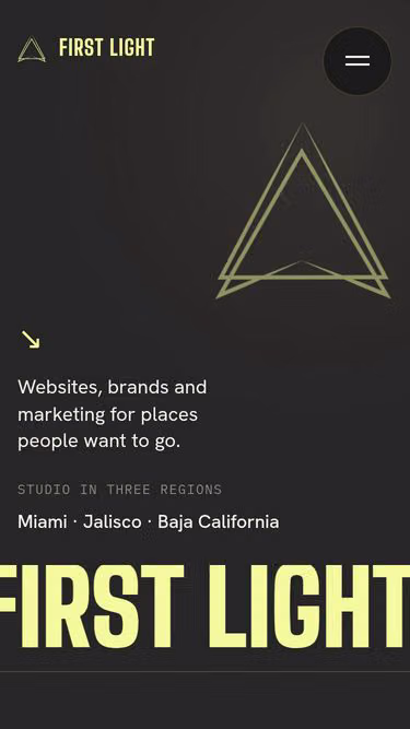 Screenshot of firstlight.media