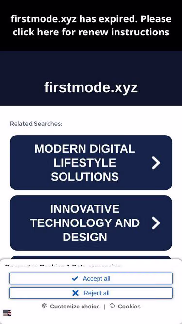 Screenshot of firstmode.xyz