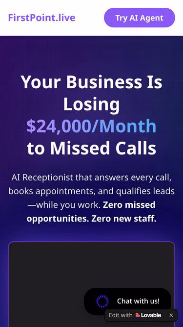 Screenshot of firstpoint.live