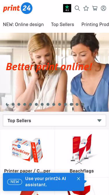 Screenshot of firstprint.com.mx