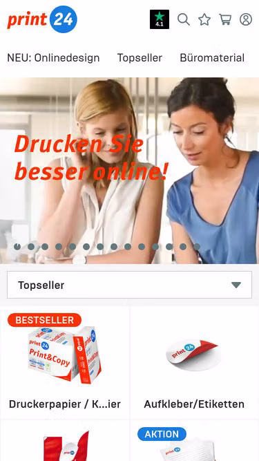 Screenshot of firstprint.de