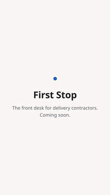 Screenshot of firststop.app