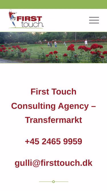 Screenshot of firsttouch.dk