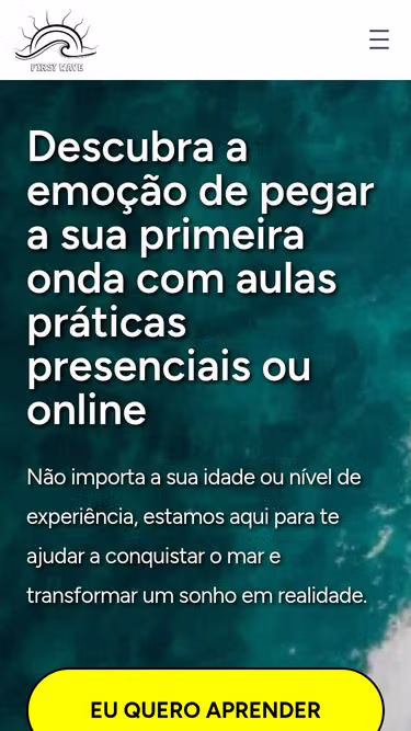 Screenshot of firstwave.com.br