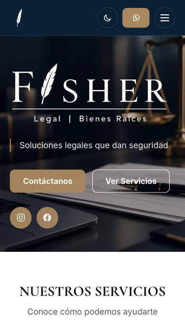 Screenshot of fisher.lat