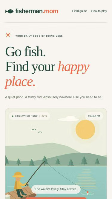 Screenshot of fisherman.mom
