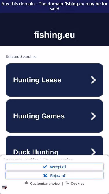 Screenshot of fishing.eu