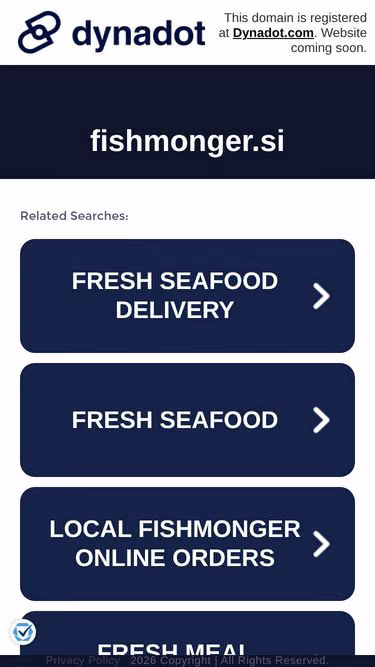 Screenshot of fishmonger.si