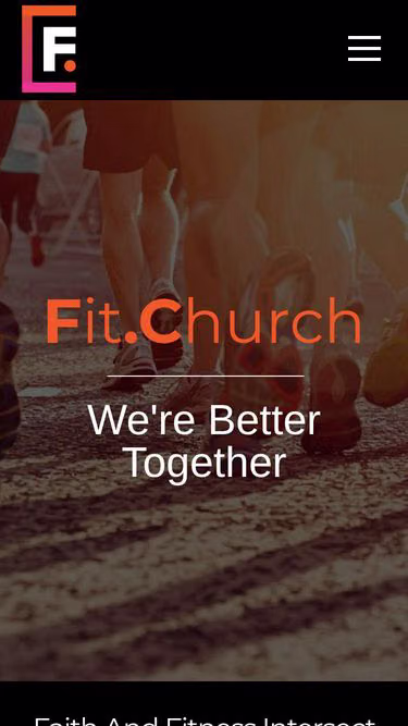 Screenshot of fit.church