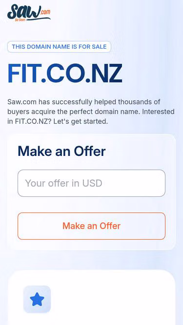 Screenshot of fit.co.nz
