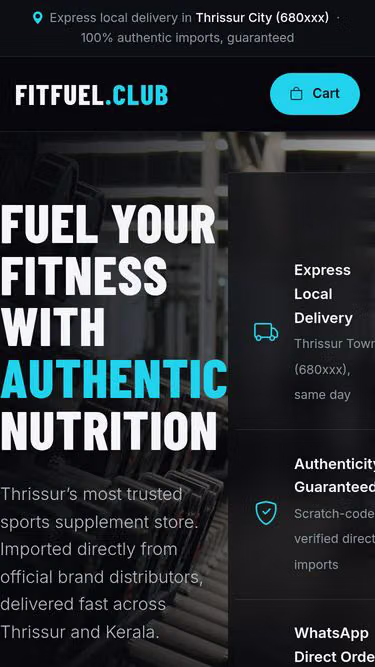 Screenshot of fitfuel.club