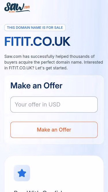 Screenshot of fitit.co.uk