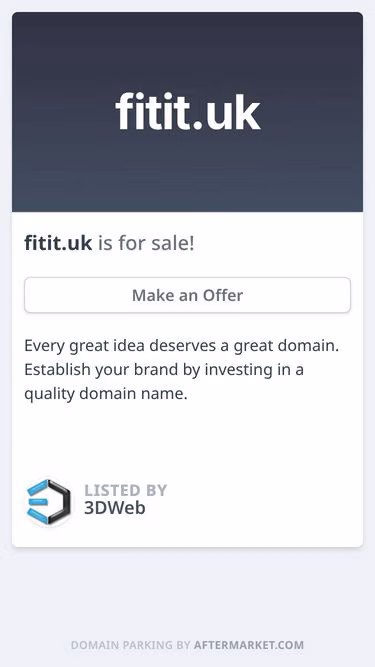 Screenshot of fitit.uk