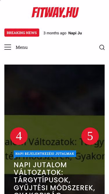 Screenshot of fitway.hu