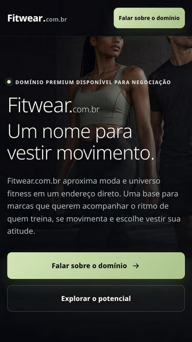 Screenshot of fitwear.com.br