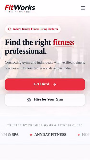 Screenshot of fitworks.in