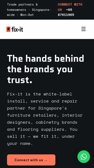 Screenshot of fix-it.sg