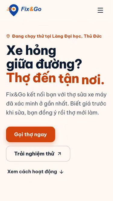 Screenshot of fixgo.click