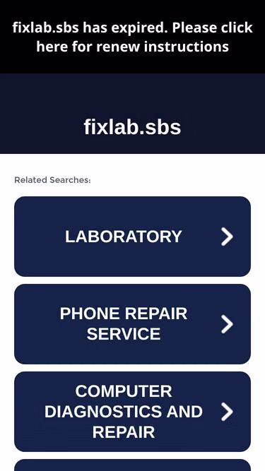 Screenshot of fixlab.sbs