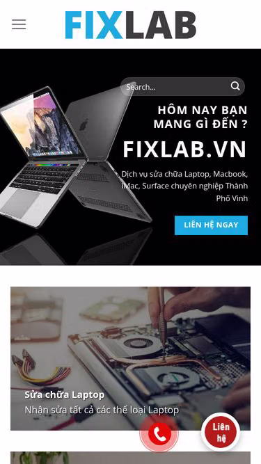 Screenshot of fixlab.vn