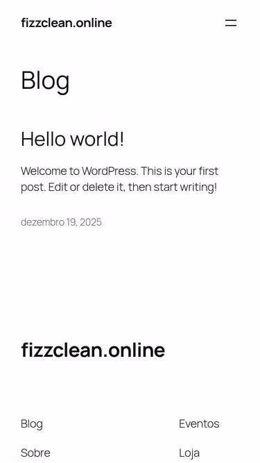 Screenshot of fizzclean.online