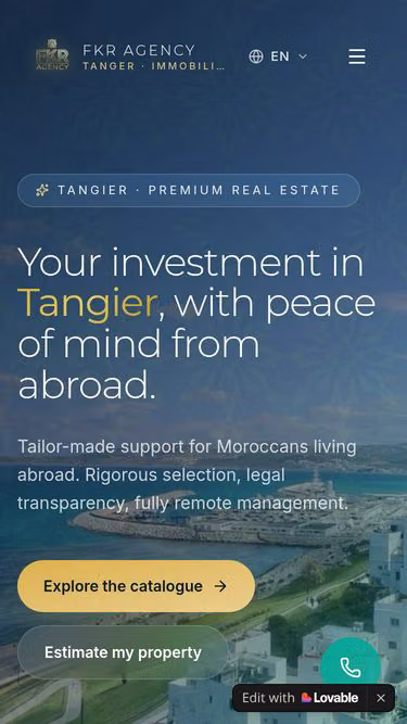 Screenshot of fkr.agency