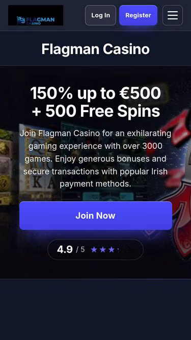 Screenshot of flagmancasino.yachts