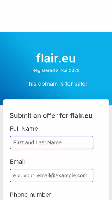 Screenshot of flair.eu