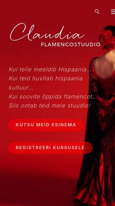 Screenshot of flamenco.ee