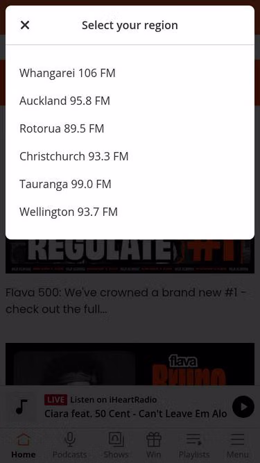 Screenshot of flava.co.nz