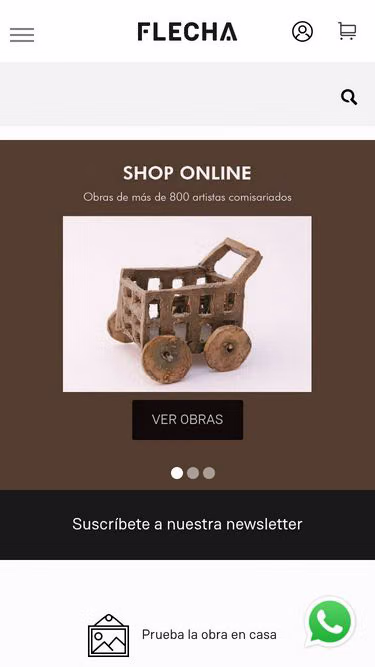 Screenshot of flecha.es