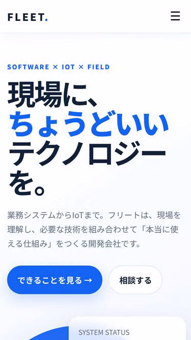 Screenshot of fleet.co.jp