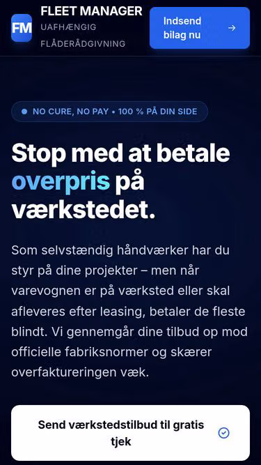 Screenshot of fleetmanager.dk