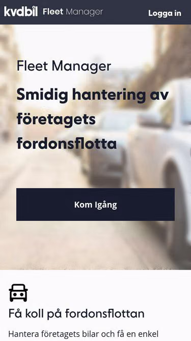 Screenshot of fleetmanager.nu