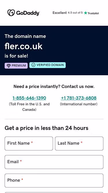 Screenshot of fler.co.uk