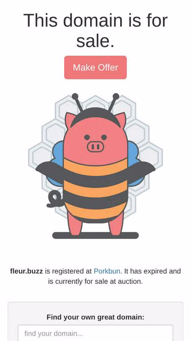 Screenshot of fleur.buzz