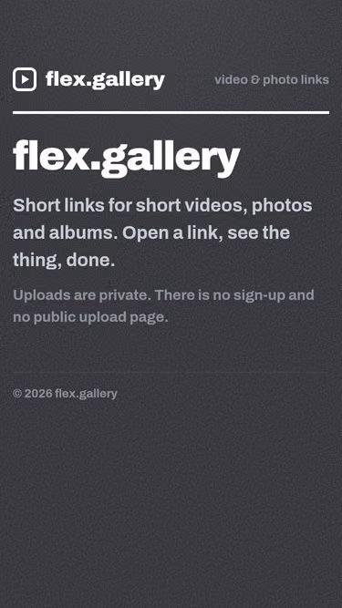 Screenshot of flex.gallery