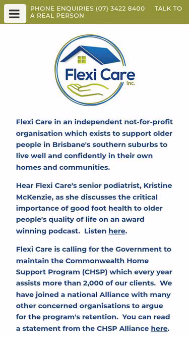 Screenshot of flexi.org.au
