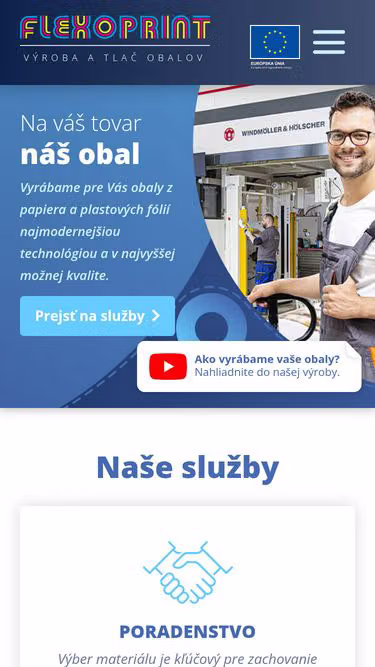 Screenshot of flexoprint.sk